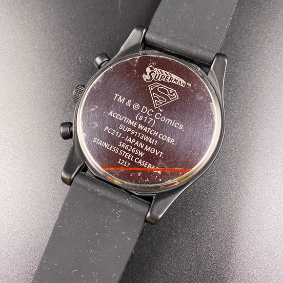 DC Comics & TM Superman Accutime Men’s Watch New Battery Working Watch - Picture 3 of 15